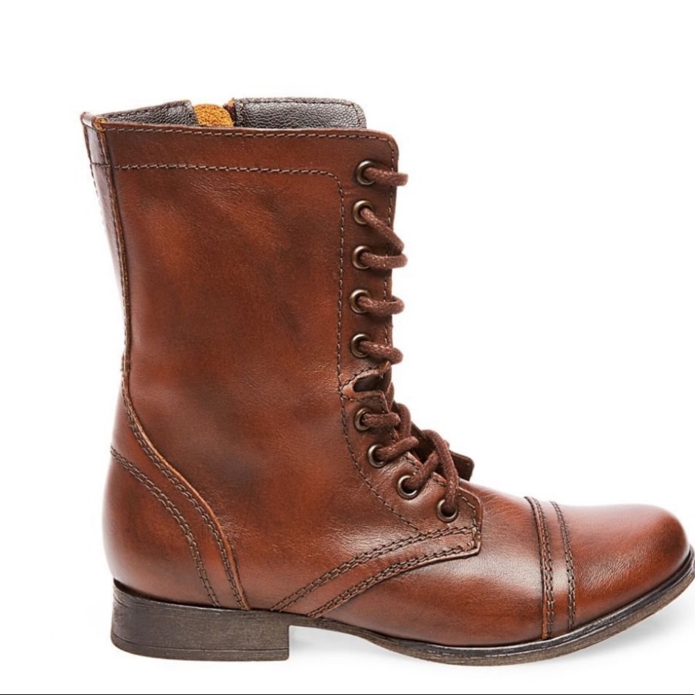 Steve Madden cognac Troopa Boots
